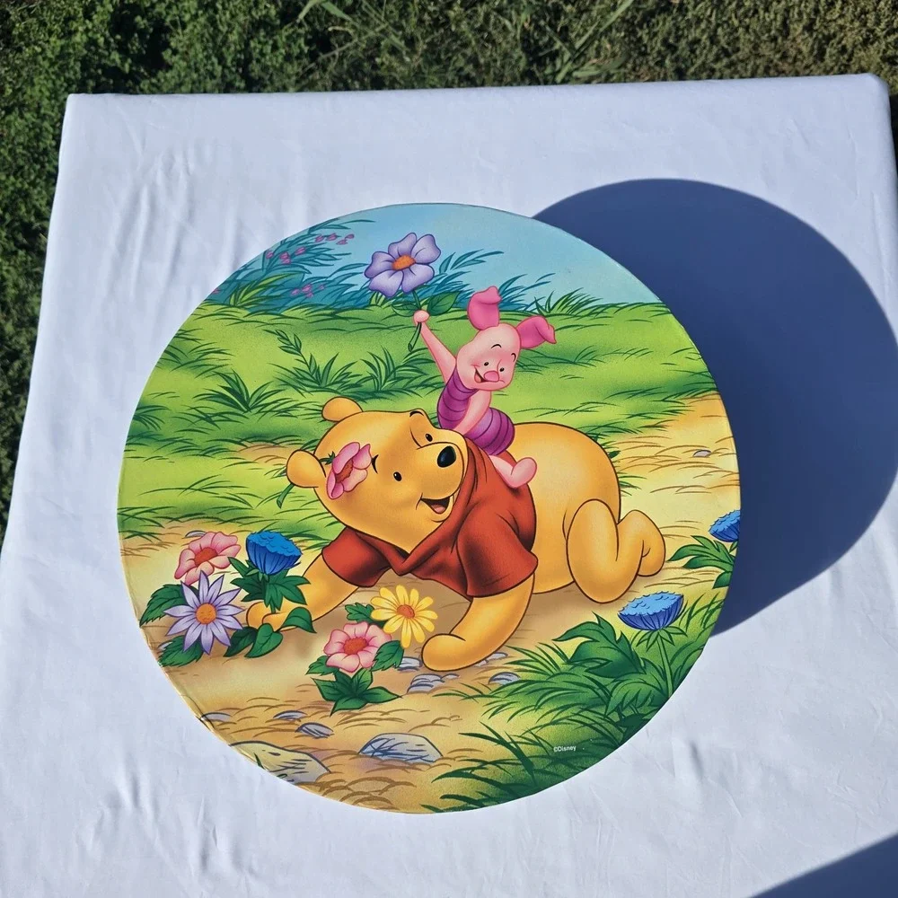 RARE VINTAGE 1990'S DISNEY'S WINNIE THE POOH SET OF 5 NESTED ROUND HAT BOXES NEW